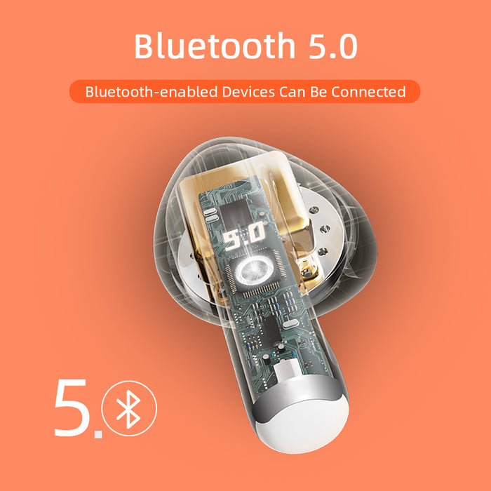 Wireless with Microphone Bluetooth Headset - HANBUN