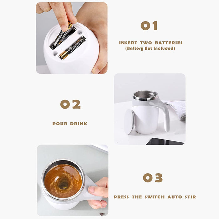 Automatic Self-Stirring Magnetic Cup - HANBUN