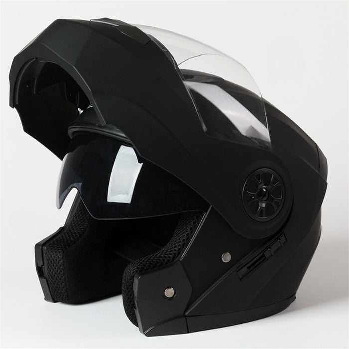 Dual Lens Motorcycle Helmet - HANBUN