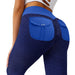Bodybuilding Pocket Yoga Pants - HANBUN