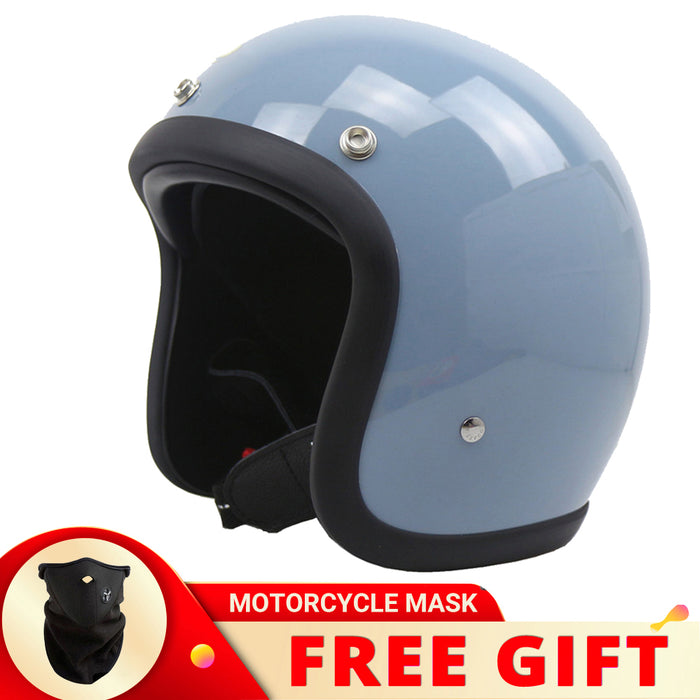 Motorcycle Retro Helmet - HANBUN
