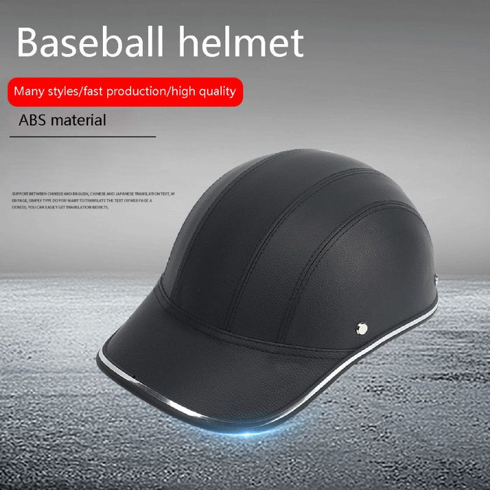 Motorcycle Half Helmet Baseball Cap - HANBUN