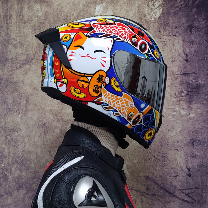 Racing Motorcycle Helmet - HANBUN