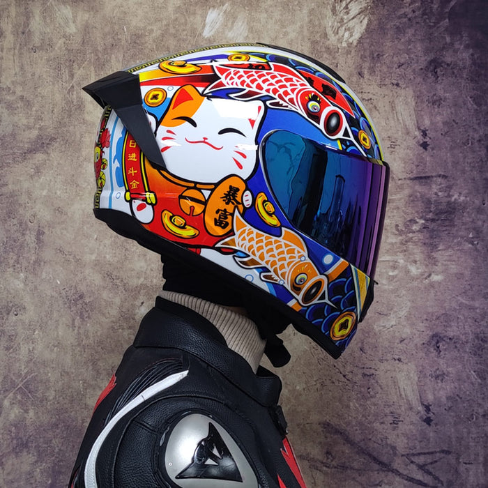 Racing Motorcycle Helmet - HANBUN