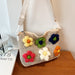 Straw Bag Shoulder Bag Female Handbag Crossbody Bag - HANBUN