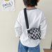 Checkerboard Smile Kids Messenger Bag - HANBUN