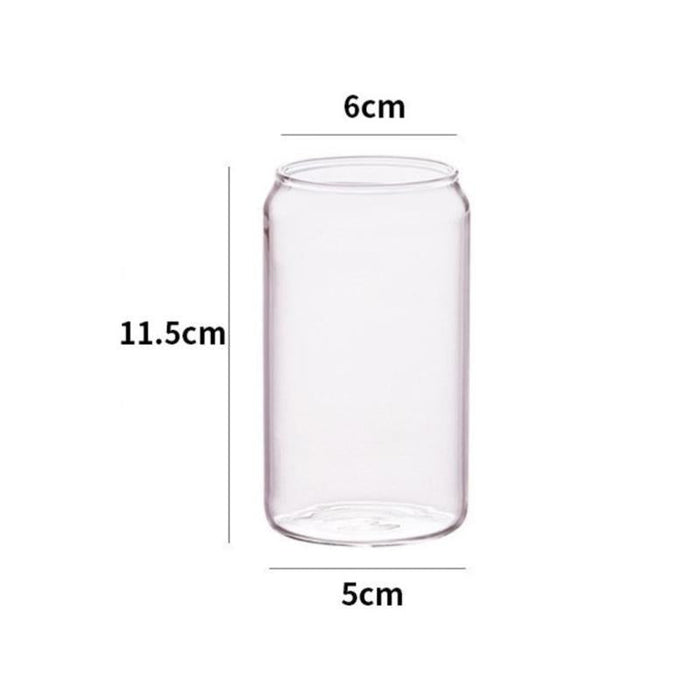 Clear Glass Jars Water Glasses - HANBUN