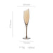 Champagne Glass Beveled Clear Goblet Glass Color Changing Wine Glass - HANBUN