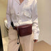 Women's Waist Bag Shoulder Crossbody Bag PU Leather Waist Bag Hip Purse - HANBUN