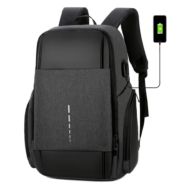 Computer Backpack Waterproof USB Charging Backpack - HANBUN