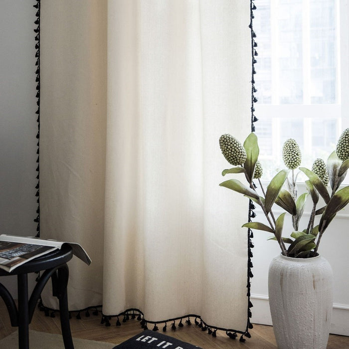 Semi-Blind Kitchen Partition Curtains - HANBUN