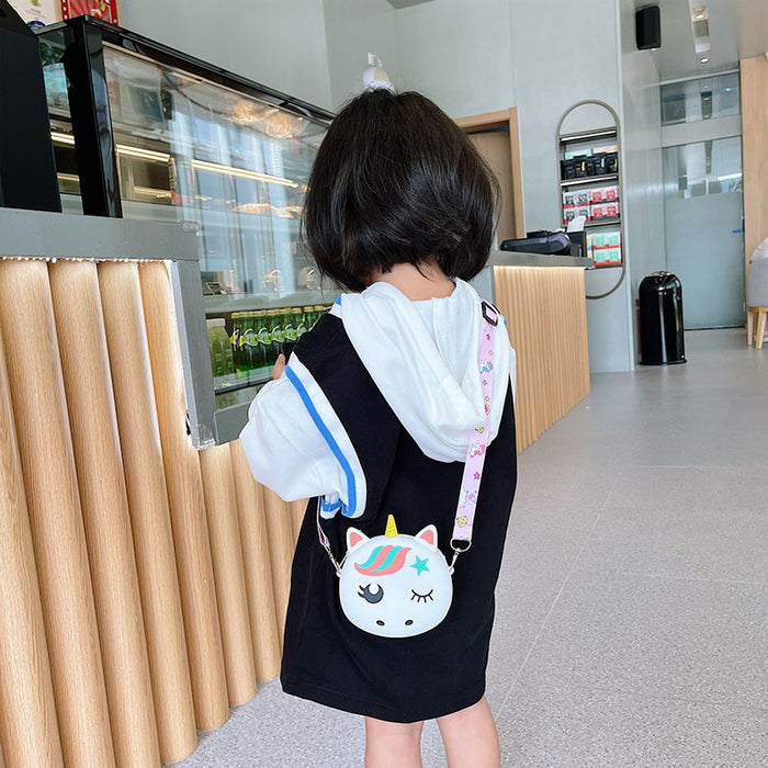 Silicone Shoulder Bag Children's Coin Purse Handbag - HANBUN