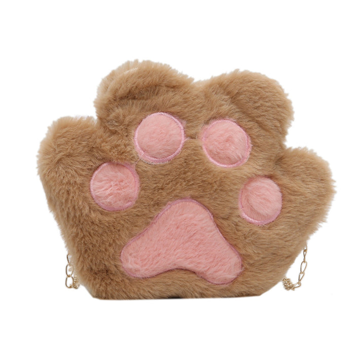 Cute Bear Claw Children's Small Messenger Bag - HANBUN