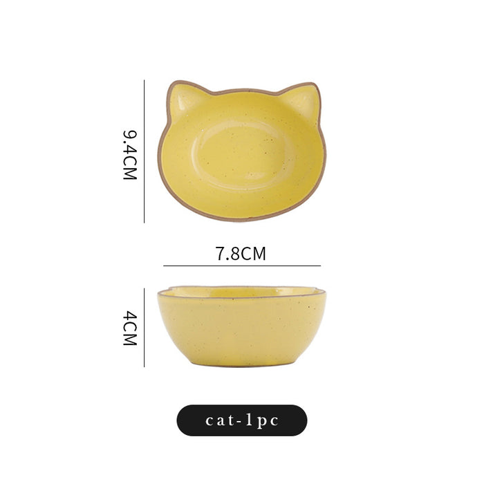 Bowl Cat Bowl Tableware - HANBUN