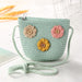 Straw Shoulder Bag Smiley Handbag - HANBUN