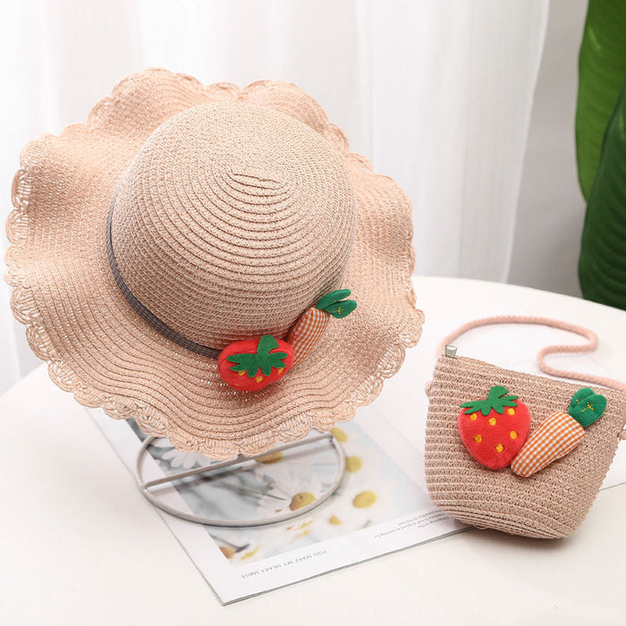 Children's Small Messenger Bag Hat Set - HANBUN