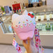 Cute Ice Cream Silicone Messenger Bag - HANBUN