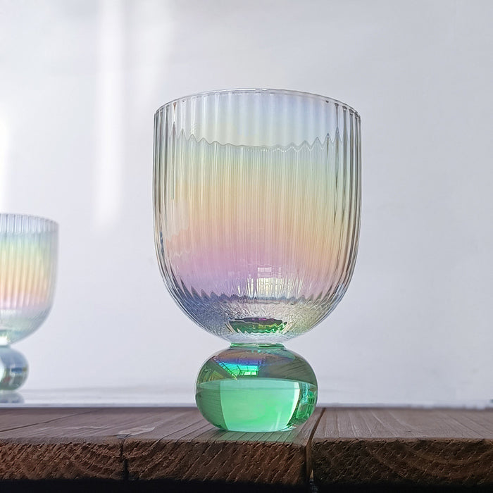 Wine Glasses Rainbow Glass Water Glasses Tea Cups - HANBUN