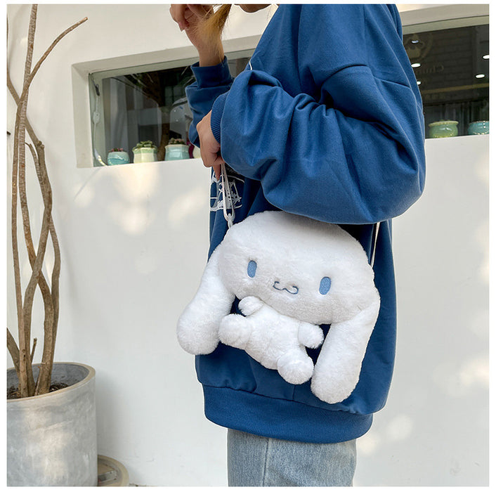 Cartoon Handbag Doll Shoulder Messenger Bag - HANBUN