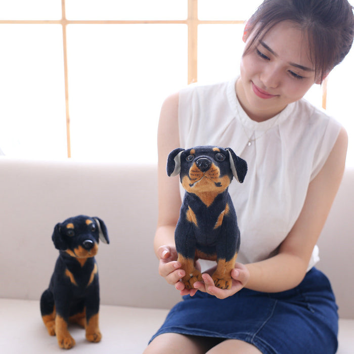 Cuddy Rottweiler Stuffed Dog Toys - HANBUN