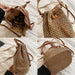 Beach Bucket Bag Summer Crossbody Bag Bohemian Purse Satchel - HANBUN