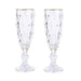 Embossed Tall Wine Glasses Cocktail Glasses Red Wine Glasses Wedding Accessories - HANBUN