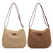 Straw Crossbody Bag Female Vacation Shoulder Handbag Purse - HANBUN