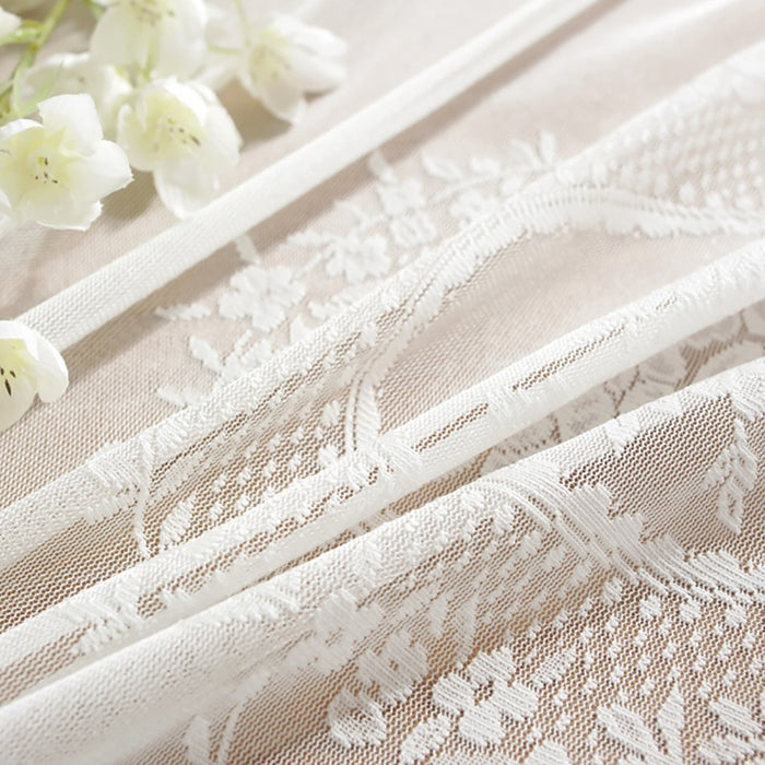 Hollow Lace White Tablecloth - HANBUN