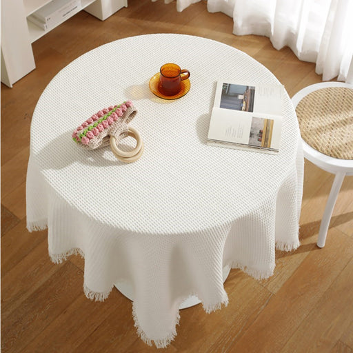 White Tablecloth Home Decor - HANBUN