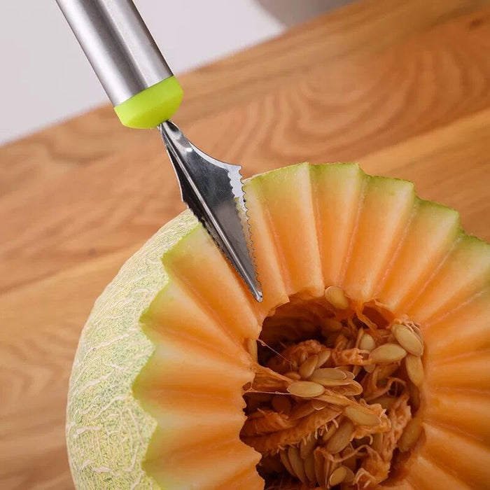 Fruit Carving Knife Slicer Ice Cream Scoop DIY Carving Plate - HANBUN