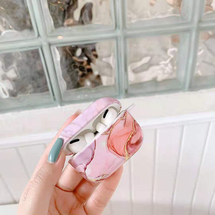 Airpods Pro 2's Marble Hard Shockproof Case - HANBUN