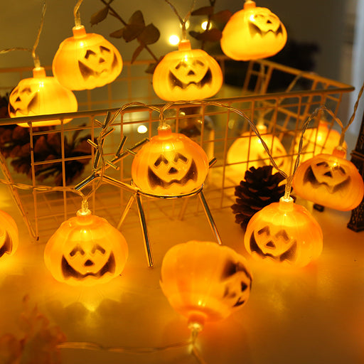 Halloween Pumpkin String Wreath Ornament - HANBUN