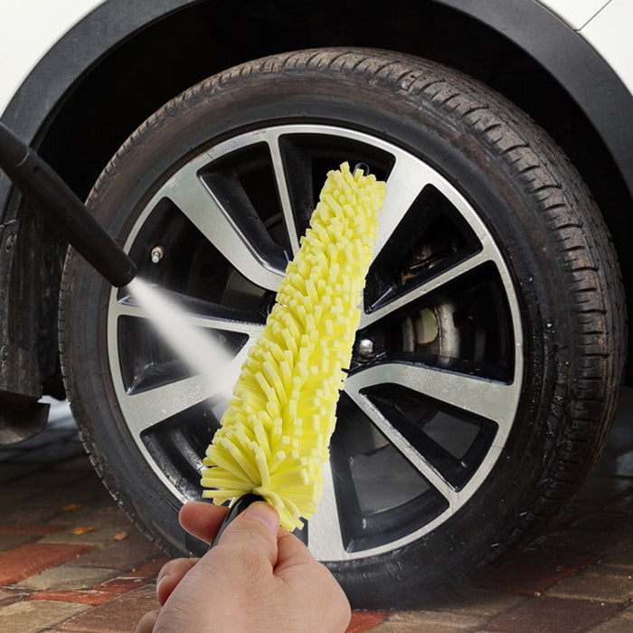 Car wheel cleaning brush - HANBUN