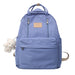 Backpack Double Zipper Female Backpack Shoulder Bag Korean Schoolbag - HANBUN