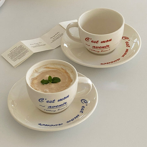 Vintage Ceramic Coffee Mug - HANBUN