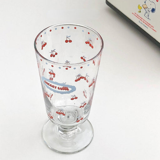 Cherry High Foot Glass Juice Cup - HANBUN