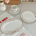 Ceramic Plate for Dinner Plates and Coffee Cup - HANBUN