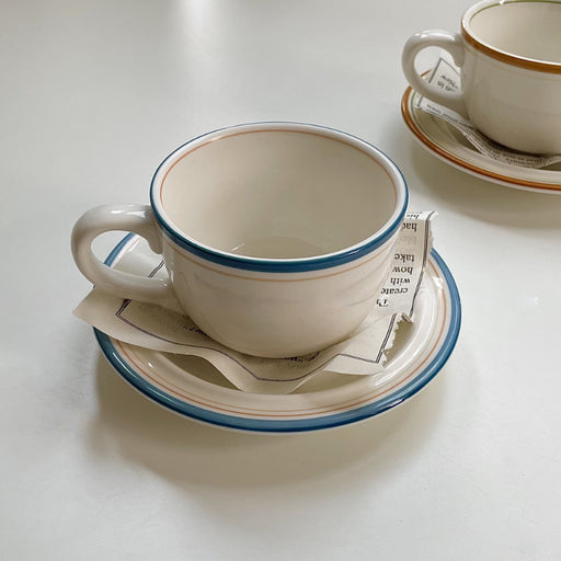 Vintage Mug Color Coil Ceramic Coffee Cup - HANBUN