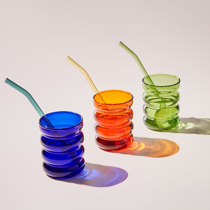 Colored GlassCup Coffee Mug - HANBUN