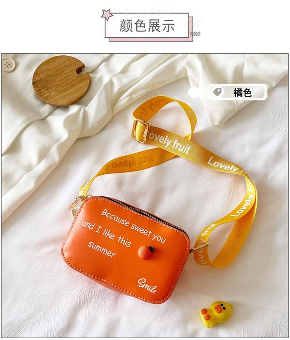 Children's Cute Messenger Bag Square Shoulder Bag - HANBUN