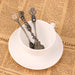 Vintage Carved Small Coffee Tea Spoon Tableware - HANBUN