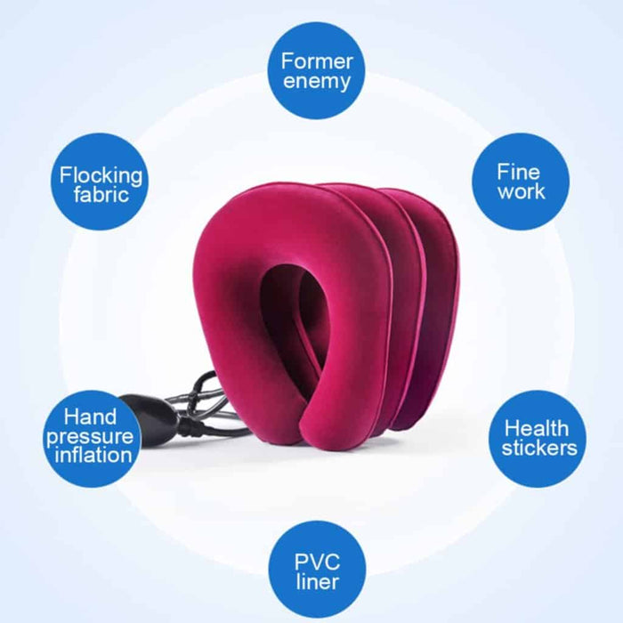 Inflatable Cervical Neck Traction Pillow - HANBUN