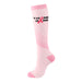 Nursing Compression Socks Pink Socks - HANBUN