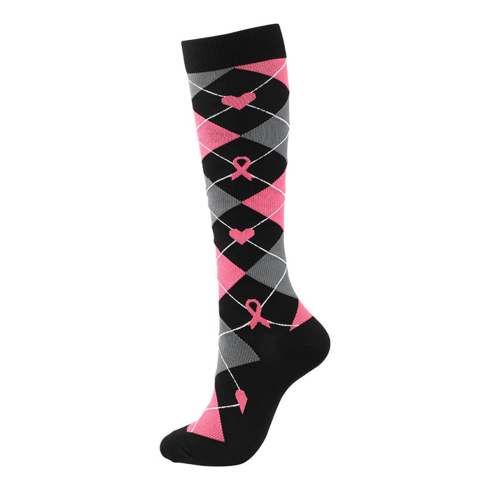 Nursing Compression Socks Pink Socks - HANBUN