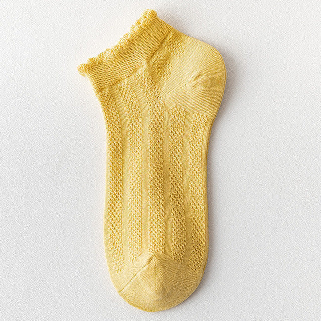 Short tube lace INS tide thin women's socks - HANBUN
