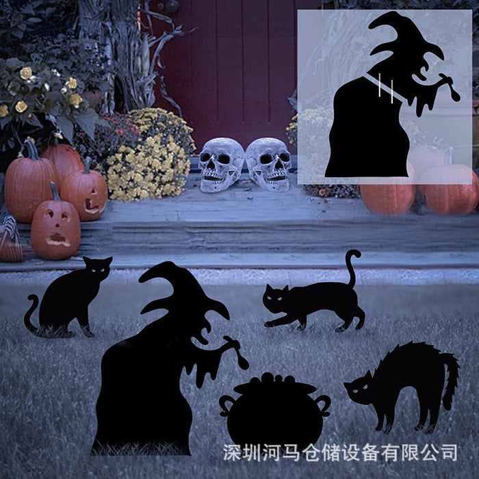 Halloween Luminous Tombstone Courtyard - HANBUN