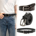 Belt Men'S Alloy Pin Buckle Decorative Jeans Belt - HANBUN