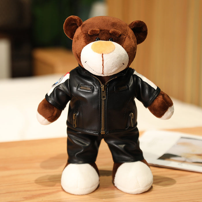 Teddy Bear Helmet Stuffed Doll - HANBUN