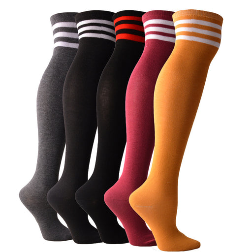 Women's Knee Length Elastic Socks - HANBUN