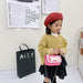 Pearl Bow Children's Small Shoulder Bag - HANBUN